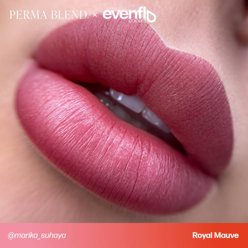 Perma Blend Luxe Evenflo Royale Mauve Tattoo Pigment - Professional Tattoo Ink for Vibrant, Long-Lasting Body Art - Perfect for Tattoo Artists and Permanent Makeup