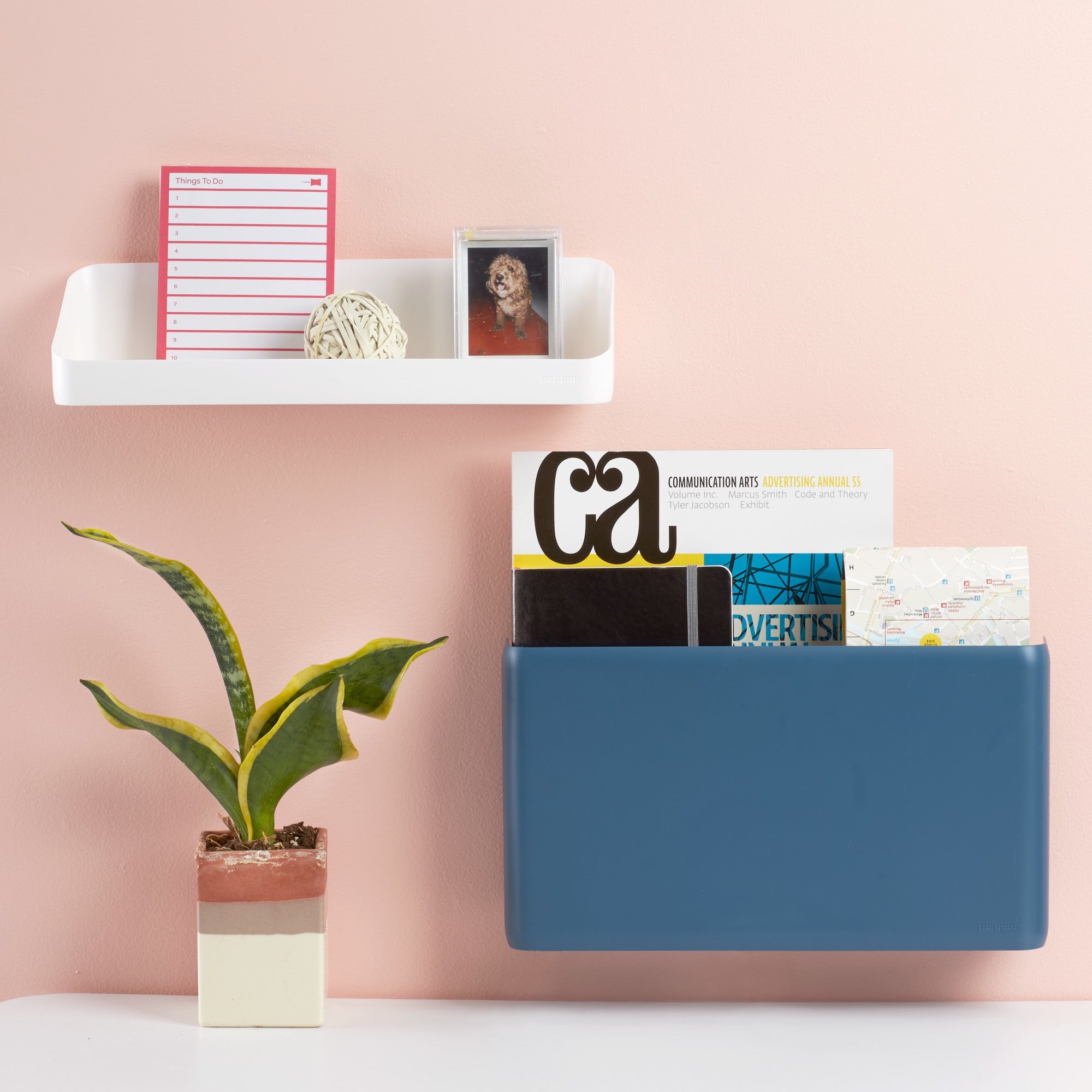 Wall Pocket Organizer 105930 - Hanging Storage Solution for Keys, Mail & Small Items | Perfect for Entryway, Kitchen & Office