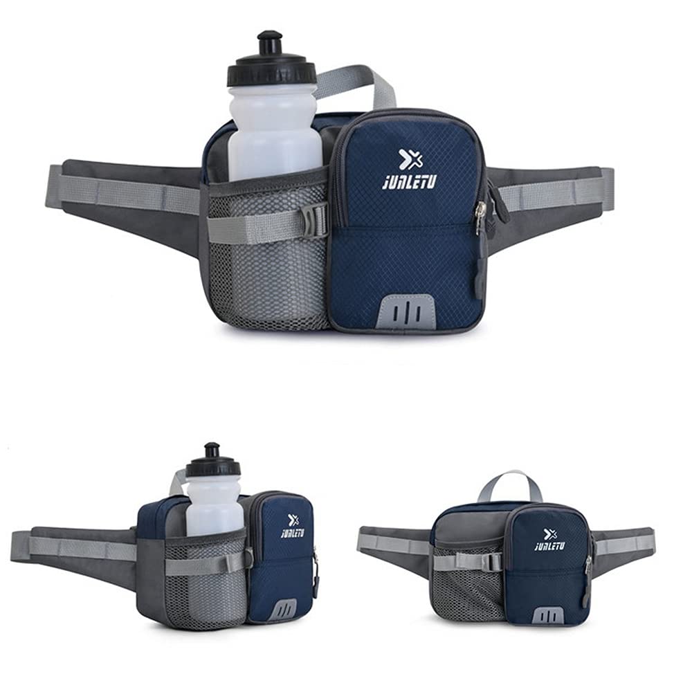 CLAPE Hiking Fanny Pack for Men & Women - Waterproof Waist Bag with Bottle Holder - Outdoor Sports Belt Bag for Hiking, Running, Walking, Fishing & Travel | Perfect for Camping, Gym & Daily Use
