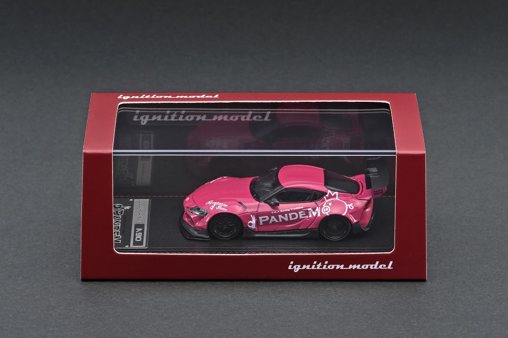 1/64 Scale PANDEM Toyota Supra A90 Diecast Model Car - Pink Limited Edition - Perfect for Collectors, Car Enthusiasts & Gift Giving