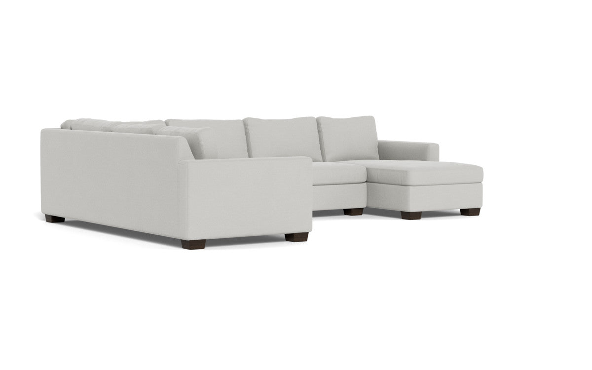 Track 141 Corner Sectional Sofa with Full Sleeper & Right Chaise - Modern L-Shaped Couch for Small Spaces, Living Room, Apartment & Home Theater Comfort