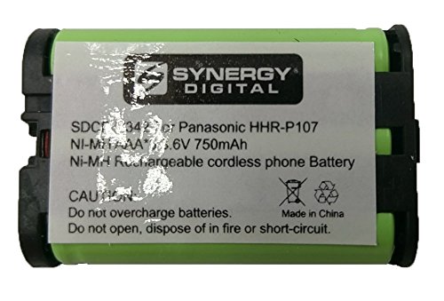 Compatible Cordless Phone Batteries for Panasonic KX-TG6052B - 4 Pack Ni-MH 3.6V 800mAh Ultra High Capacity Replacement Batteries | Perfect for Home & Office Cordless Phones, Long-Lasting Power Supply