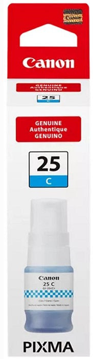 Canon GI-25C Cyan Ink Bottle for Canon Printers - High-Quality Replacement Ink for Home & Office Printing