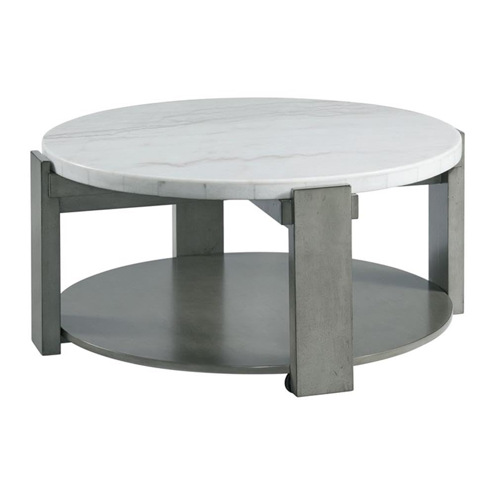 Picket House Furnishings Rysa Modern Grey Coffee Table - Stylish Living Room Furniture for Small Spaces & Apartments