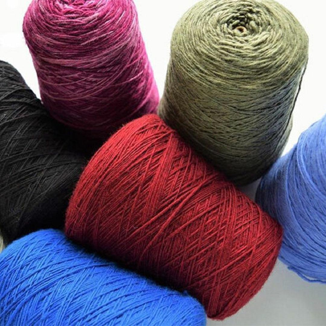 Lanaloft Cones (1 lb) Sport Weight Yarn - 1400 Yards 100% Wool for Knitting, Crocheting & DIY Crafts | Soft & Durable Wool Yarn for Sweaters, Scarves & Blankets
