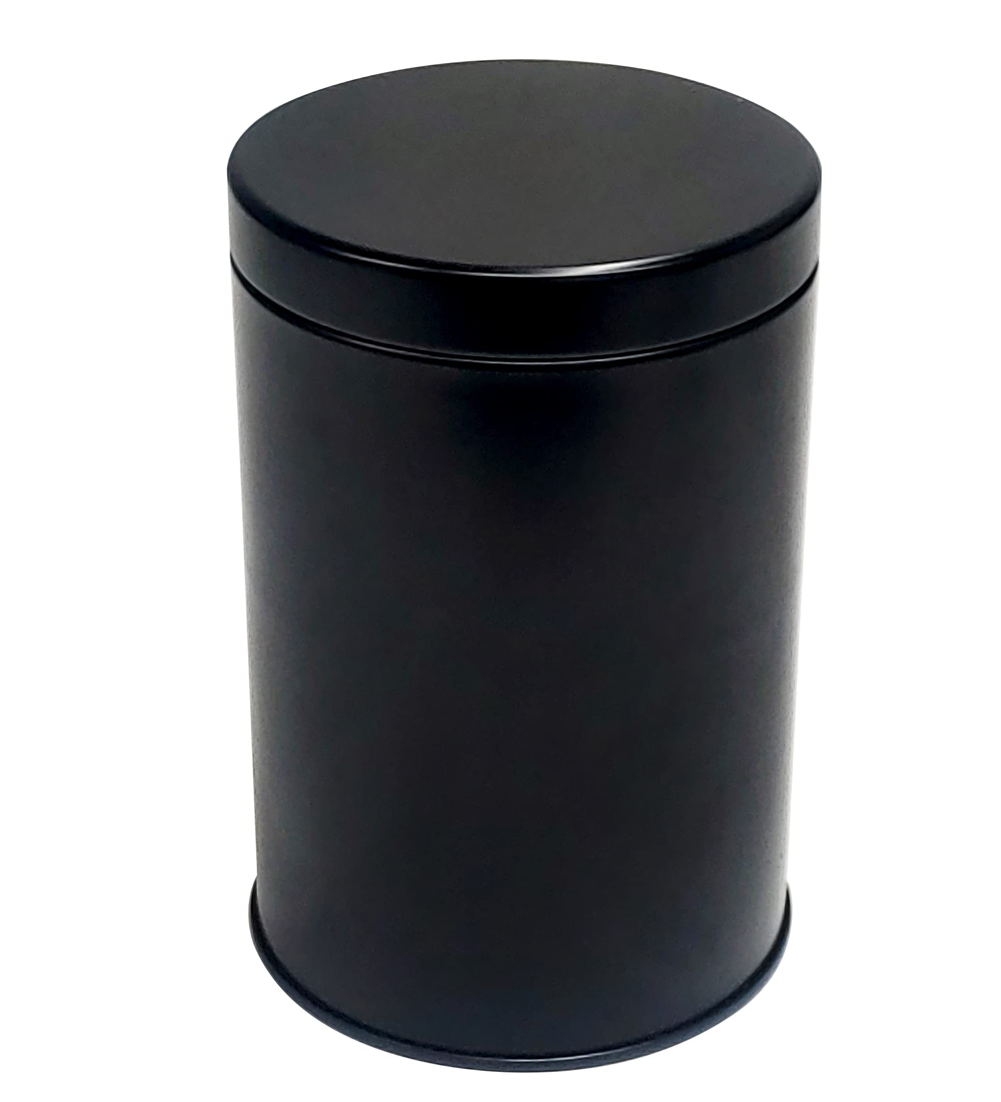 Large Airtight Tea Storage Canister with Lid - 4.1 x 4.1 x 6.4 Inch Loose Leaf Tea Container for Herbs, Coffee & Tea Bags - Perfect for Kitchen Pantry, Office or Gift Giving