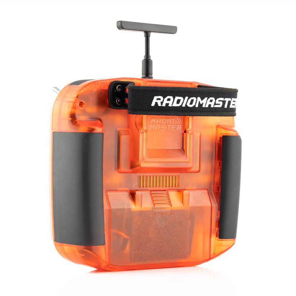 RadioMaster Boxer 2.4GHz 16CH Hall Gimbals Radio Controller with Carrying Case - Mode 2 (Orange, ELRS) for RC Drones, Cars, and Airplanes - Perfect for FPV Racing and Aerial Photography