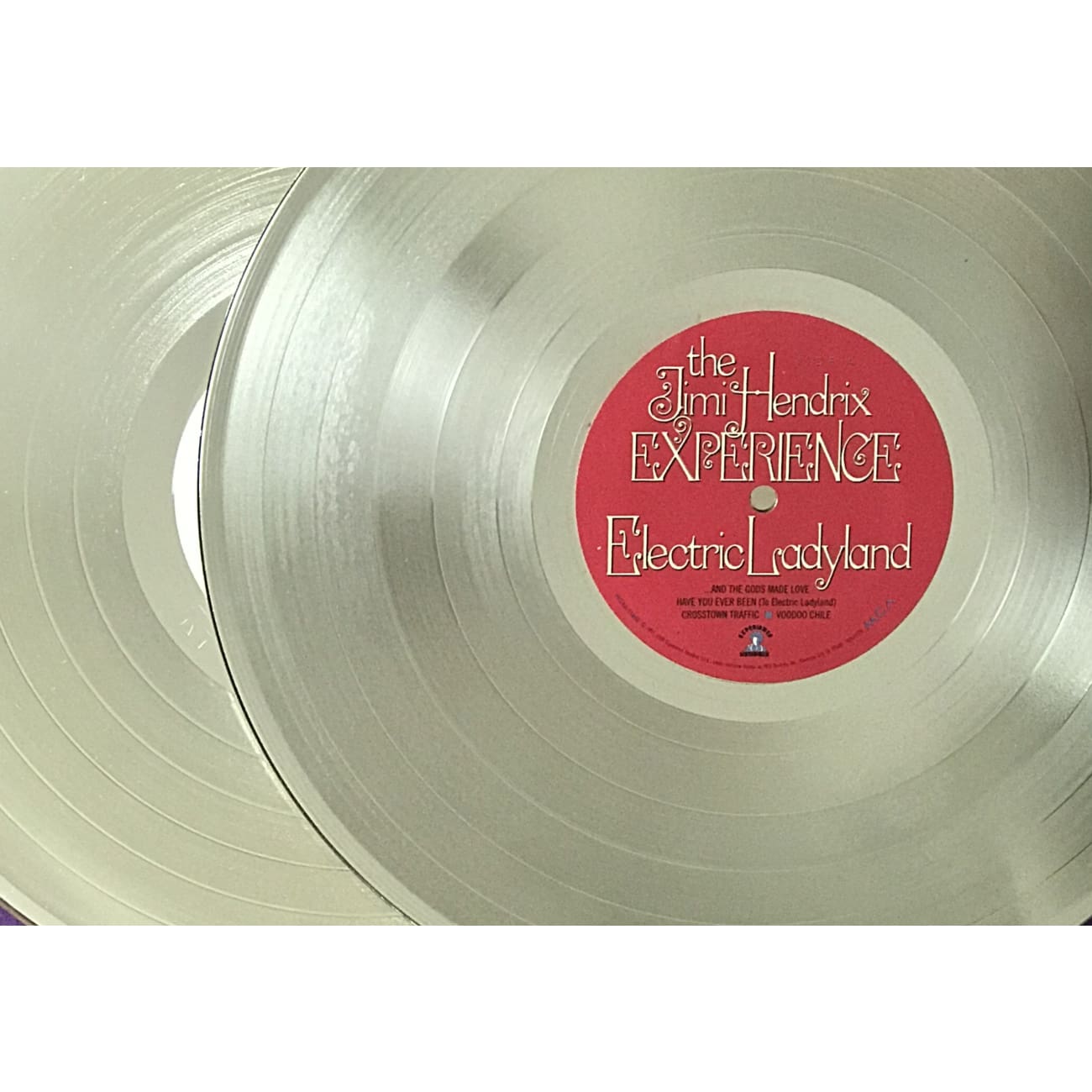 Jimi Hendrix Electric Ladyland RIAA Certified 2x Multi Platinum Award Vinyl Record - Perfect for Music Collectors & Classic Rock Fans