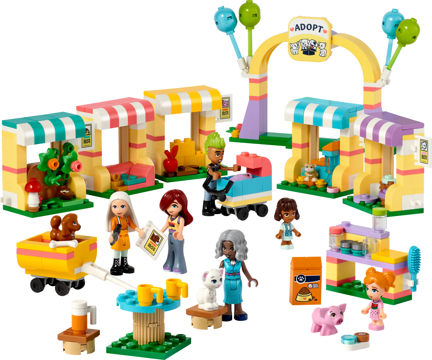 LEGO® Friends™ Pet Adoption Day Building Toy Set - Creative Play for Kids, Perfect for Birthday Gifts & Pretend Play Scenes