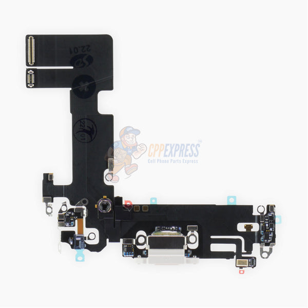 Original iPhone 13 Charging Port Dock Connector Flex Cable Replacement - Silver | Compatible with iPhone 13 Models | Fast Charging & Data Sync | DIY Repair & Replacement Part