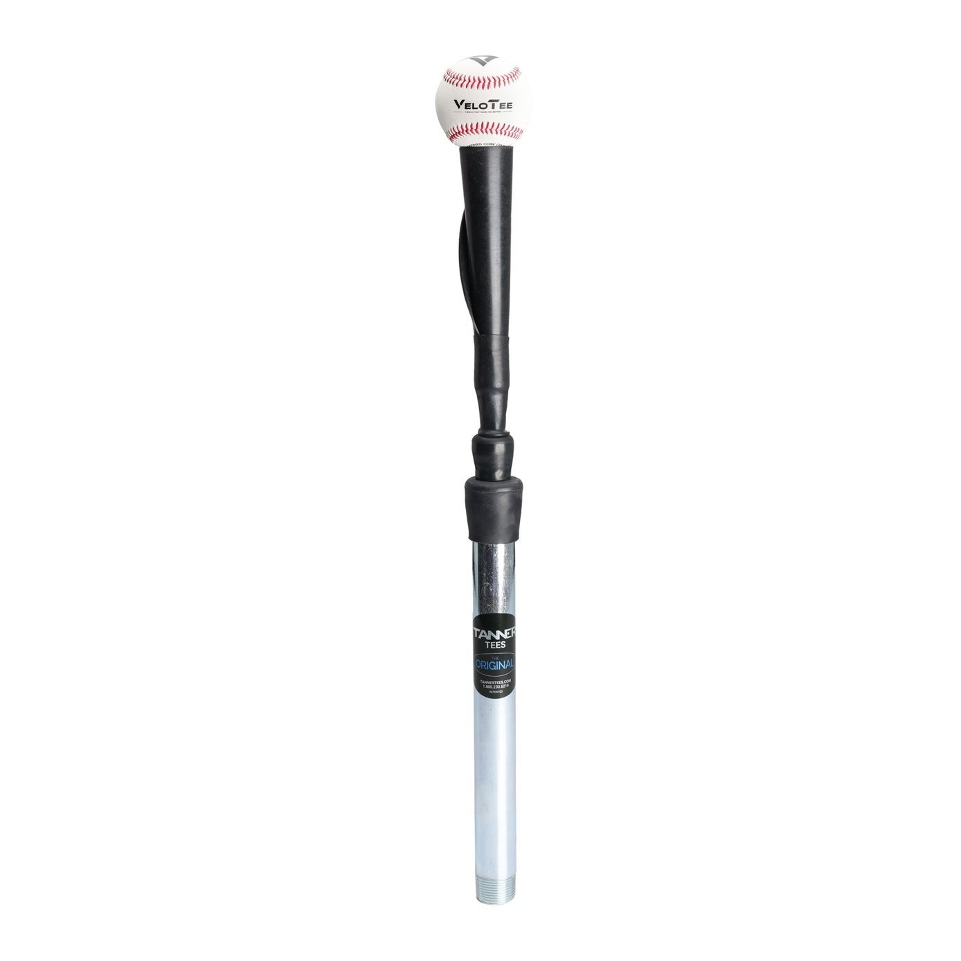 VeloTee 2.0 Pro Baseball & Softball Training Bag Bundle with Tanner Tee - Premium Batting Practice Equipment for Baseball Players & Coaches - Perfect for Field Training, Batting Cages & Team Practices