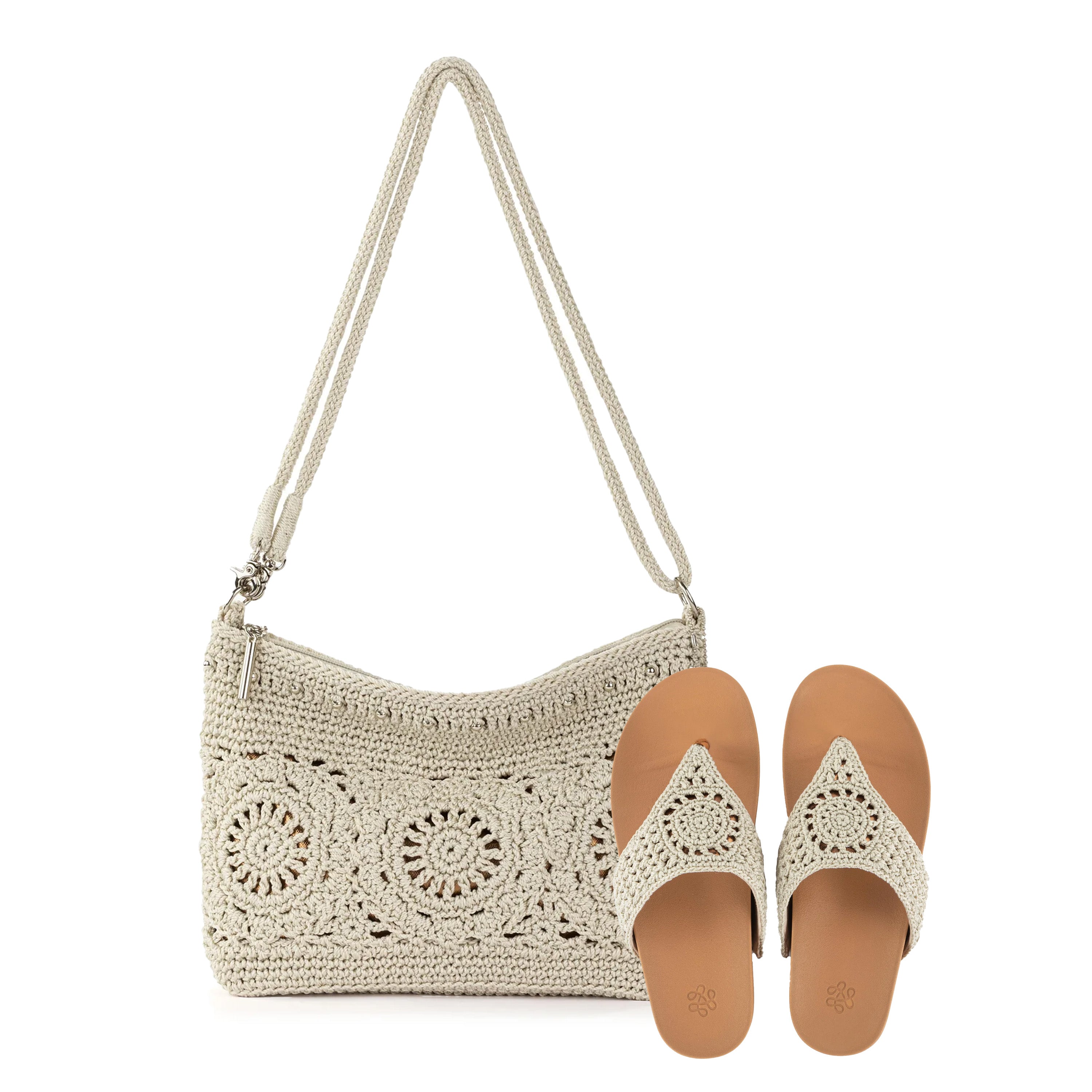 Lumi Crossbody Bag & Everly Sandal Gift Set for Women - Perfect for Travel, Date Night & Casual Outings