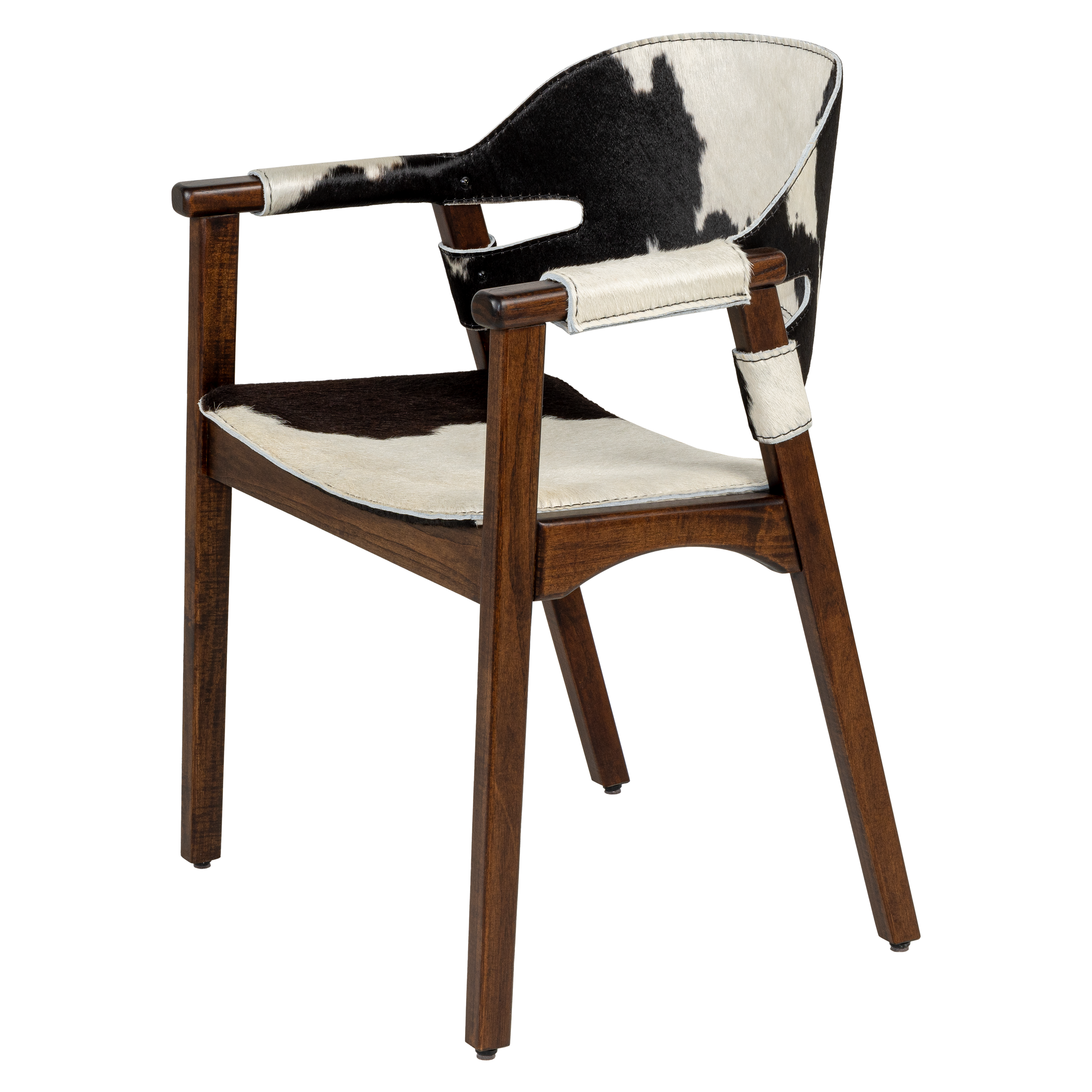 Cyan Design 11811 Boss Chair L 19013 - Black Hair On Hide Leather Office Chair for Executive Workspace & Home Office