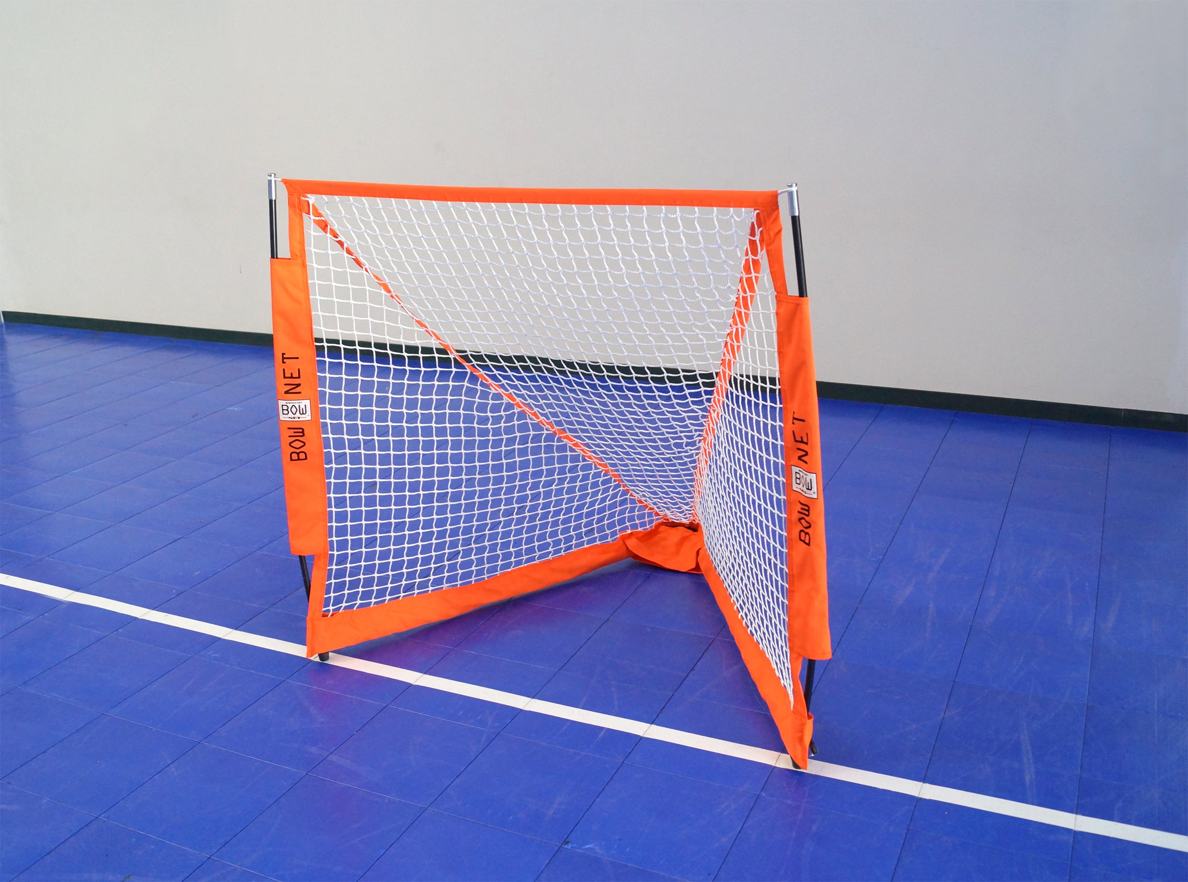 4.6' Box Lacrosse Net with Extended Warranty - Durable Lacrosse Goal for Backyard, Training & Competitive Play