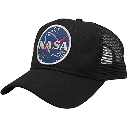 NASA Space Logo Embroidered Iron-On Patch Snapback Hat - Stylish Astronaut & Space Enthusiast Accessory for Everyday Wear