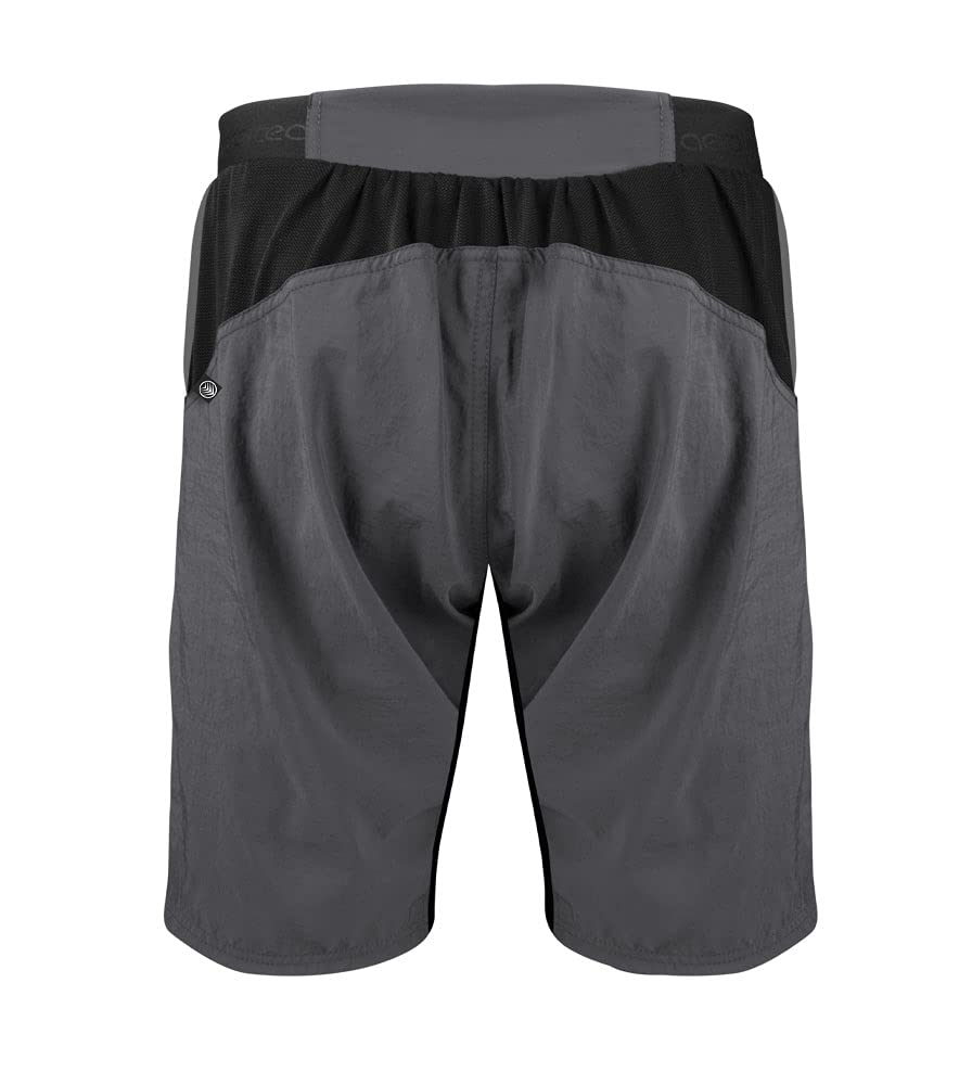 USA Made Men's Mountain Bike Shorts with Padded Liner & Shell - Durable MTB Gear for Trail Riding & Bikepacking