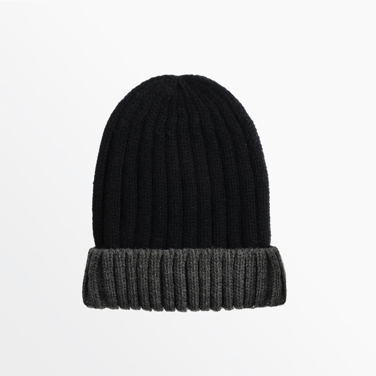 Youth Rib Two-Tone Cuff Beanie - Soft & Warm Winter Hat for Boys & Girls - Perfect for Outdoor Activities, Sports & Cold Weather Fashion