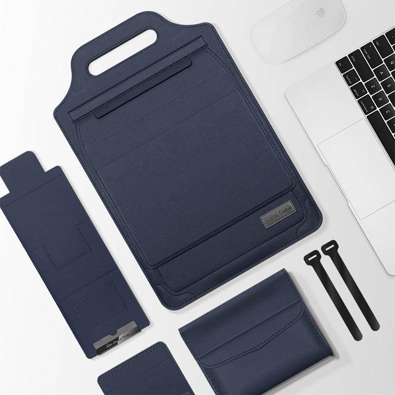 Premium Laptop Sleeve for Business & Travel - Durable Interior Case with Removable Phone Stand - Perfect for Office, Commuting & Airplane Use (Model: 673706775510)