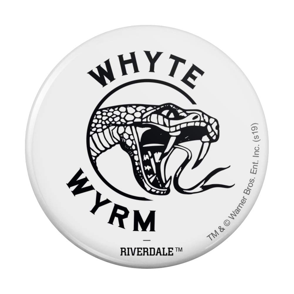 Riverdale The Whyte Wyrm Kitchen Refrigerator Locker Button Magnet - Vintage TV Show Inspired Decorative Fridge Magnet for Fans & Collectors - Perfect for Kitchens, Offices, Dorm Rooms & Gift Giving