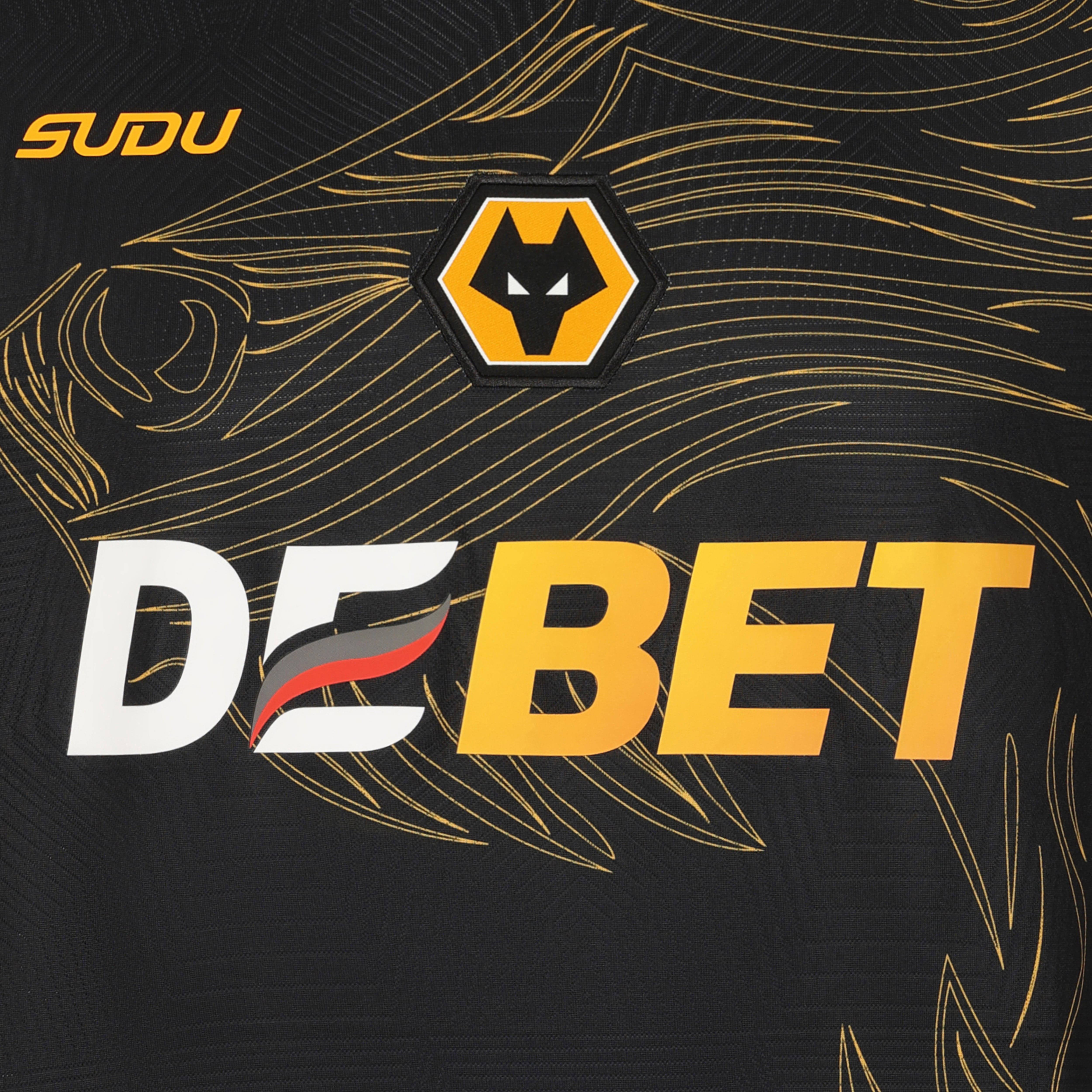 2024-2025 Wolves Away Jersey Long Sleeve Adult Soccer Jersey - Perfect for Match Days, Fan Events & Sports Enthusiasts