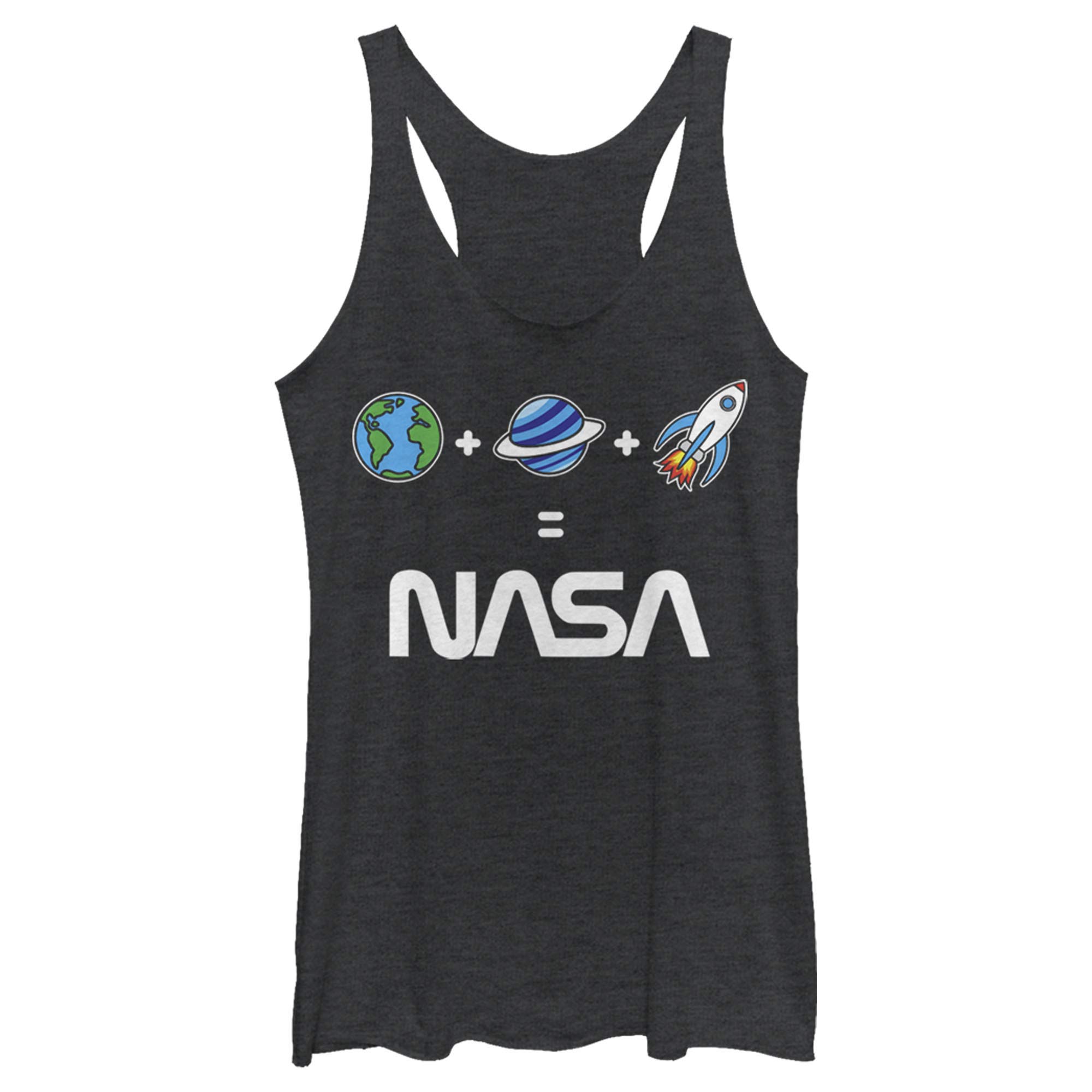 NASA Women's Racerback Tank Top - Soft & Breathable Workout Shirt for Gym, Yoga & Running - Fifth Sun Official