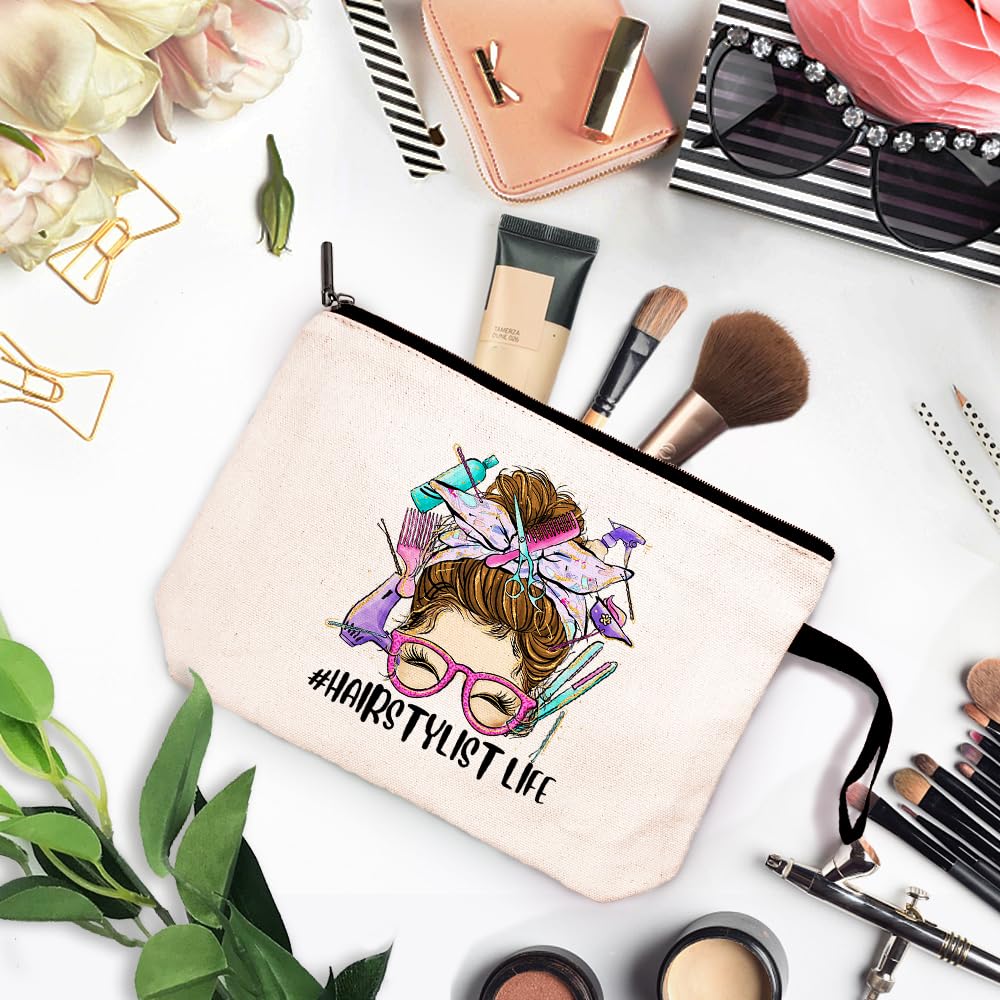 ZHANTUONE Professional Hairstylist Cosmetic Bag - Perfect Hairdresser Gift for Graduation, Birthday & Appreciation - Durable Toiletry Organizer for Salon Stylists, Travel & Everyday Use
