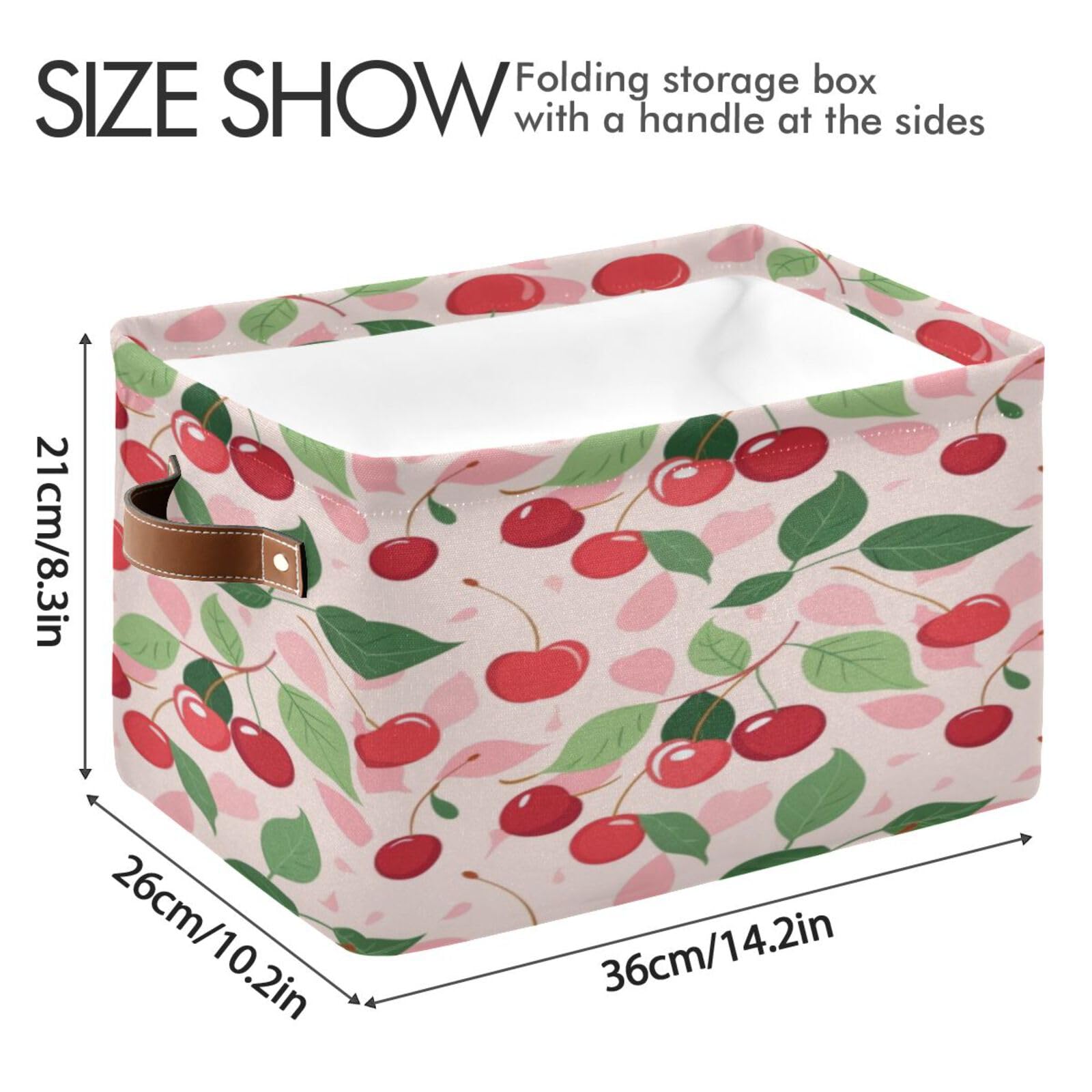 Large Fabric Storage Bins with Handles - Collapsible Shelves & Closet Organizer for Clothes, Toys, Home