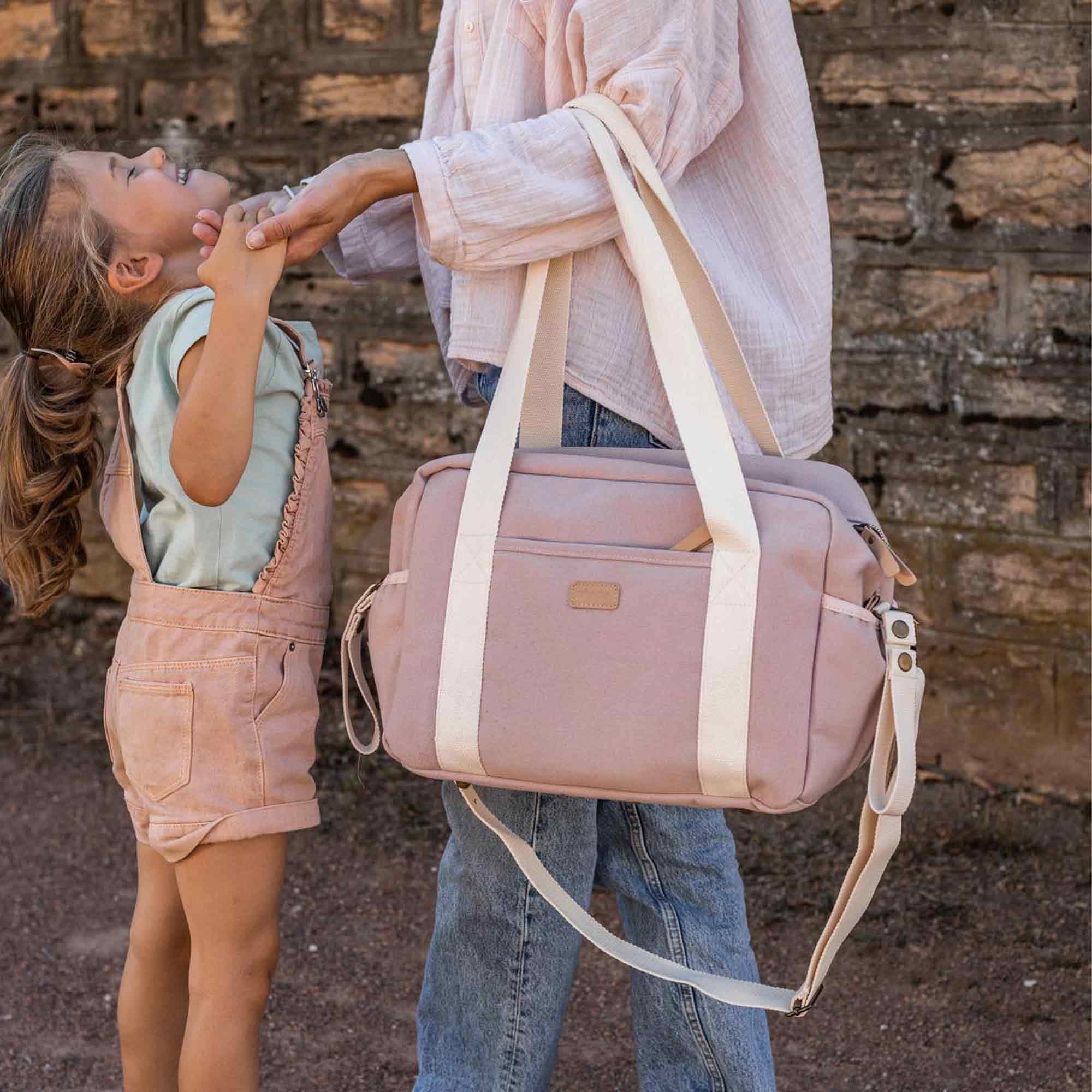 Beaba Paris Large Capacity Baby Diaper Bag - Waterproof Travel Diaper Backpack with Adjustable Strap for Stroller | Perfect for Newborn Essentials, Daycare, Family Outings & Travel