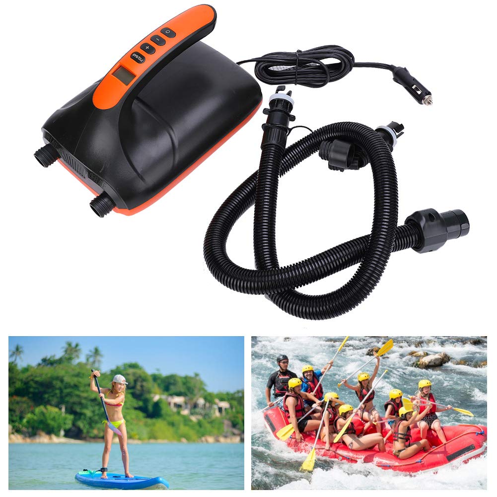 HT-782 Dual-Purpose High Pressure Electric Air Pump for Cars, Paddle Boards & Surfboards - Portable Inflator for Tires, Water Sports & Outdoor Adventures