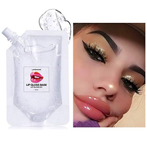Mercu Moisturizing Lip Gloss Base - Non-Stick Lipstick Primer & DIY Handmade Lip Balm for Dry Lips | Perfect for Daily Makeup, Lip Care Routine, and Gift Giving