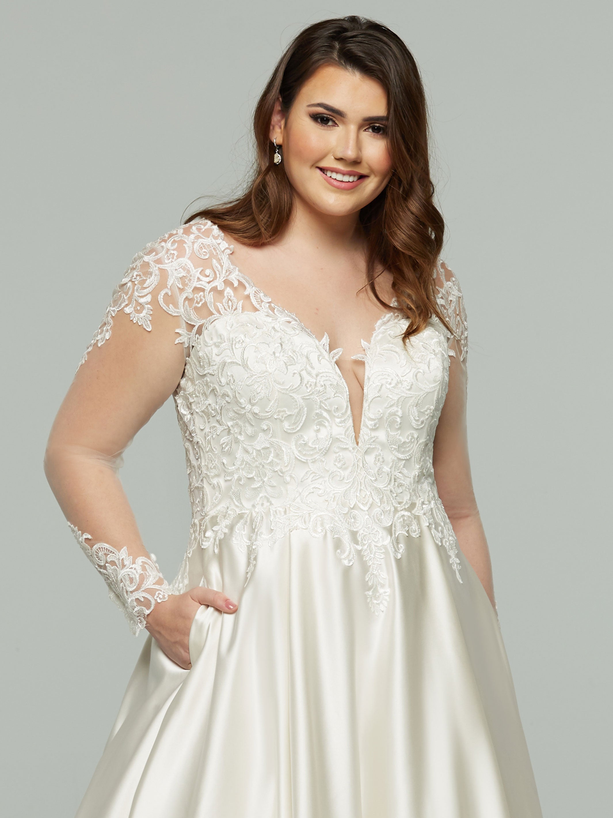 Try At Home Estelle Wedding Dress – Elegant Lace Bridal Gown for Wedding Ceremony & Reception | Perfect for Church, Beach & Destination Weddings
