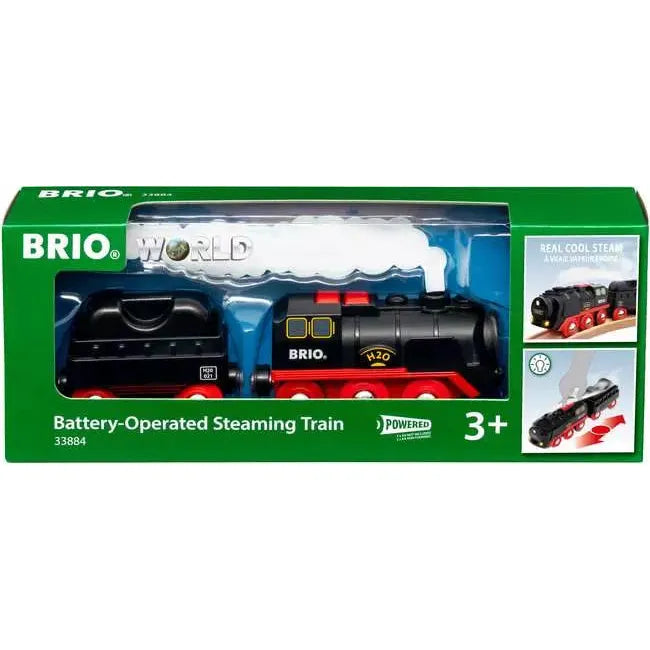 Battery Operated Toy Train Set with Smoke & Sound Effects - Perfect for Kids Playtime, Christmas Gifts & Model Railroad Scenes