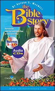 The Bible Story 10 Volume Set by Arthur S. Maxwell - Audio CD Collection (40 CDs) Narrated by Aunt Sue & Uncle Dan | Christian Family Devotionals, Sunday School Teaching & Homeschool Bible Study