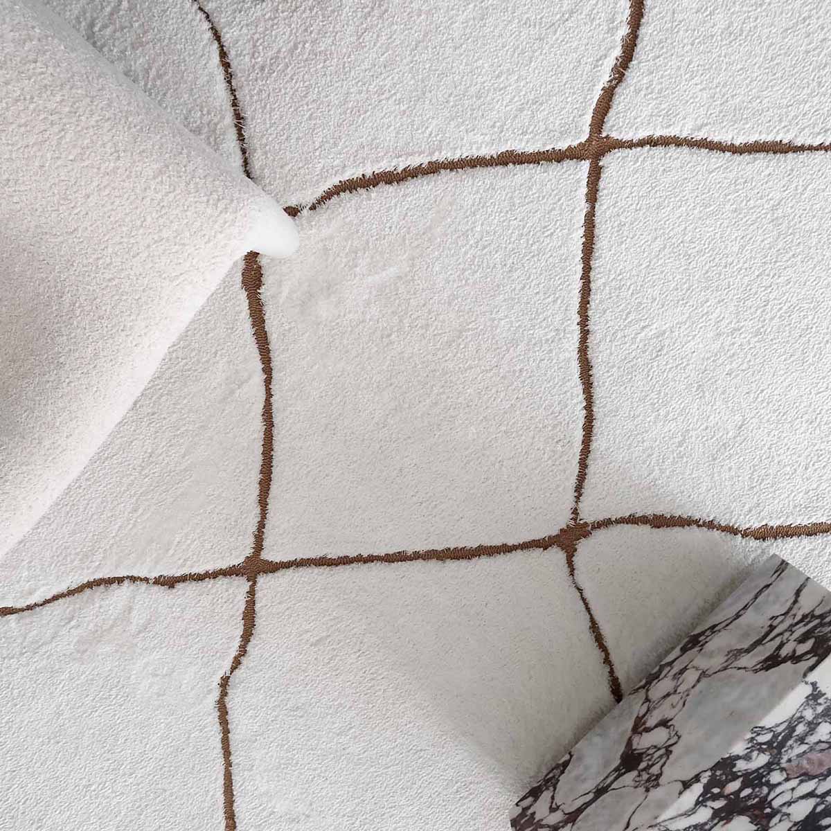Alayna Tribal Shag Rug - Soft Bohemian Area Rug for Living Room, Bedroom, or Nursery | Fluffy & Cozy Home Decor