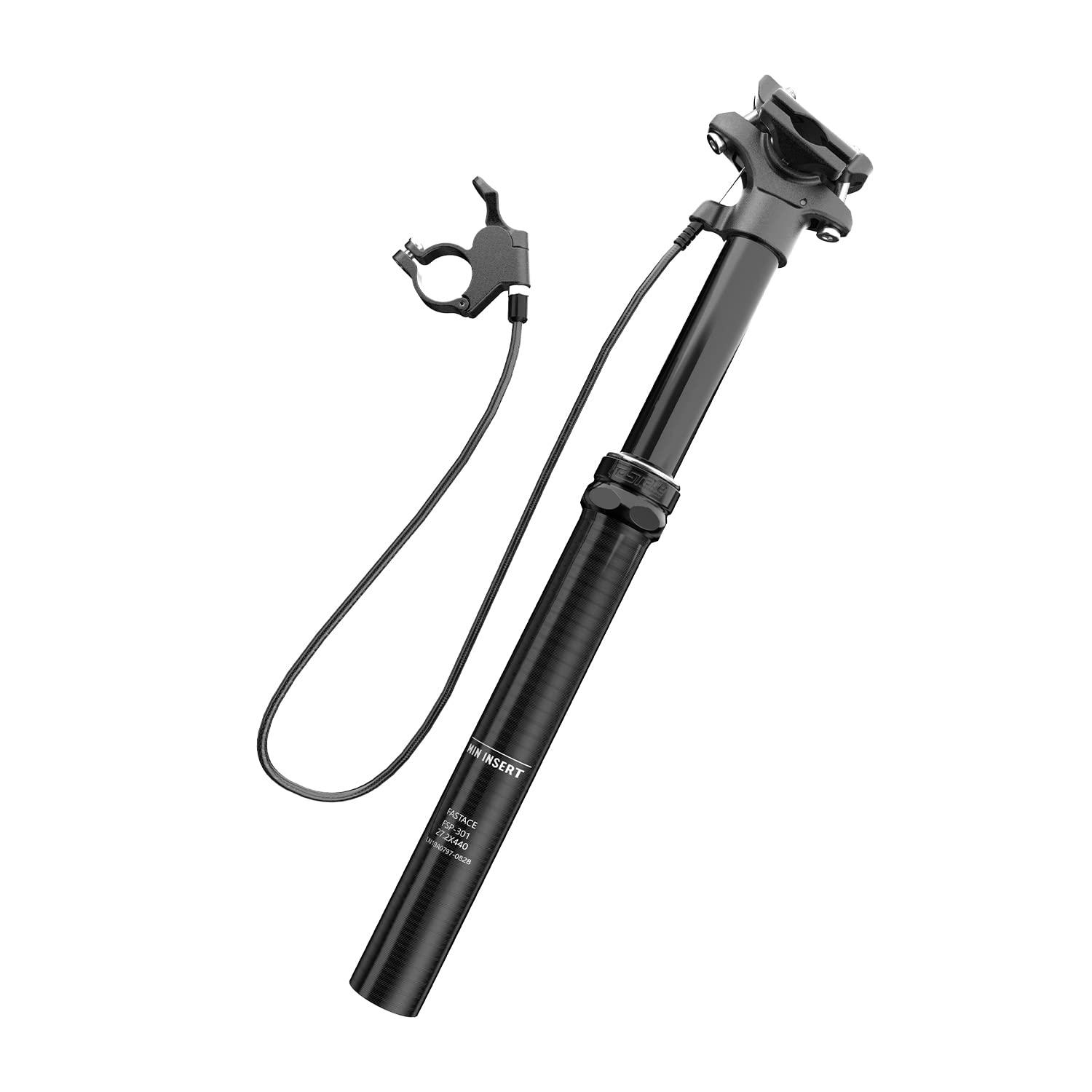 **27.2/30.9/31.6mm Bike Dropper Post - 440mm Length, 125mm Travel, 1500mm Remote for MTB & Trail Bikes - Compatible with Internal & External Cables**    *(Perfect for Mountain Biking, Trail Riding & Off-Road Adventures)*