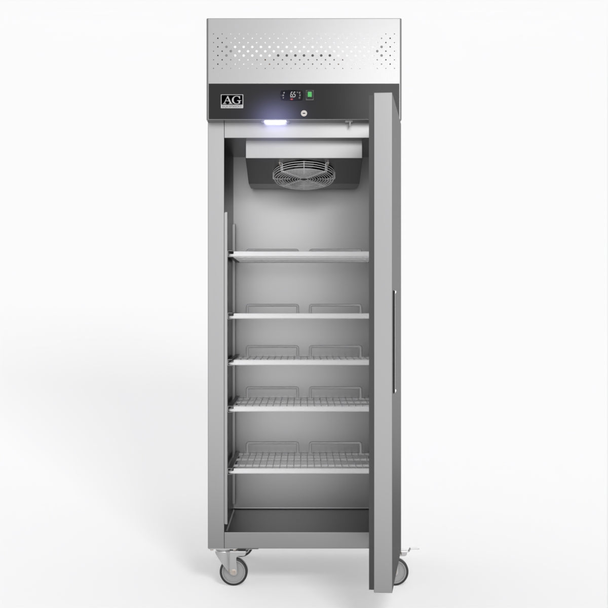 429L Stainless Steel Upright Single Door Refrigerator - Commercial Kitchen, Restaurant, Bar & Home Use