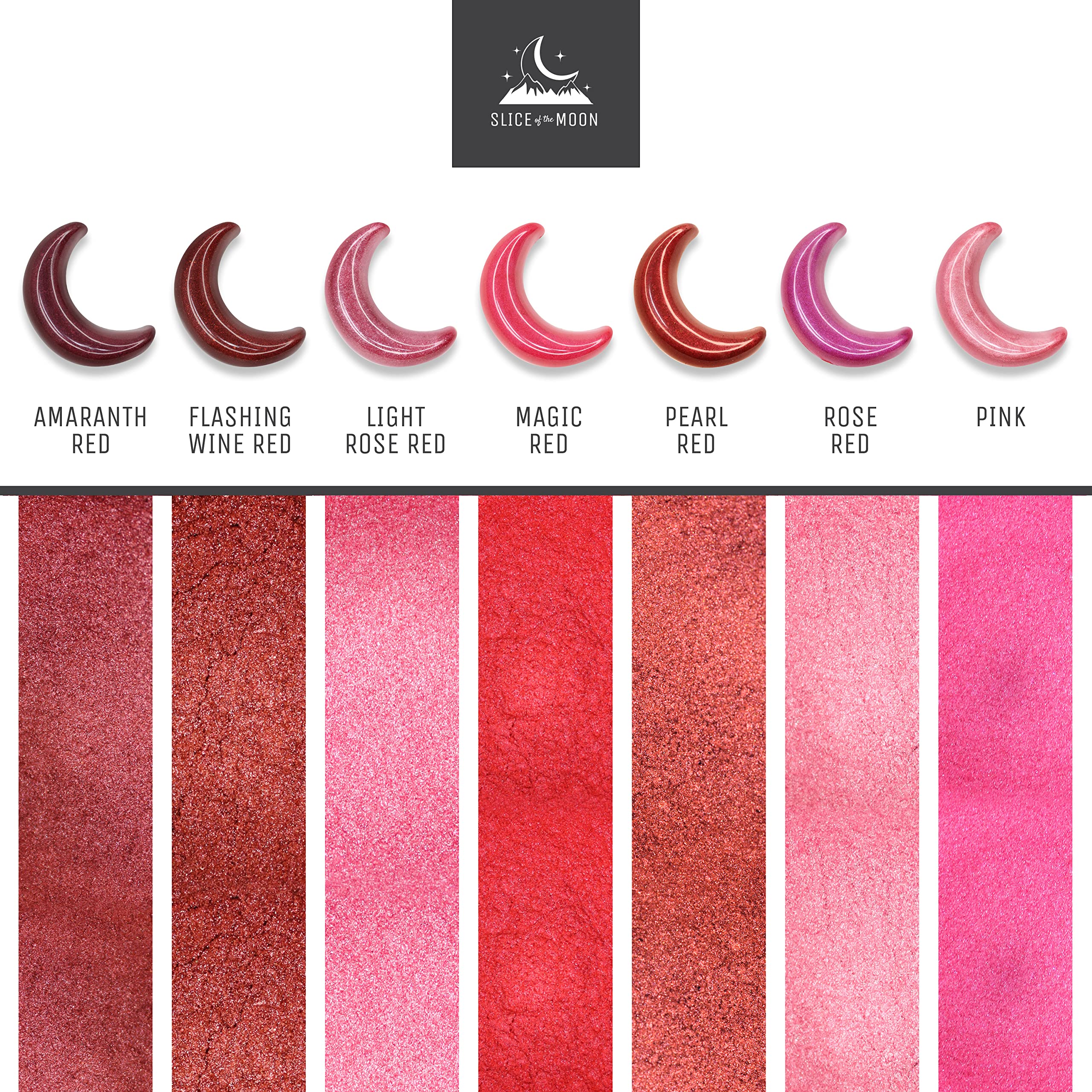 Light Rose Red Natural Mineral Mica Powder 0.42oz (12g) - Cosmetic Grade Pigment for DIY Makeup, Epoxy Resin, Nail Polish, Soap Making, Bath Bombs & Art Crafts | Perfect for Handmade Cosmetics, Resin Jewelry, Soap Coloring & Creative Projects