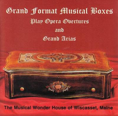 Grand Format Musical Boxes - Plays Overtures & Grand Arias | Antique Music Box Collection | Perfect for Home Decor, Gift Giving & Classical Music Lovers