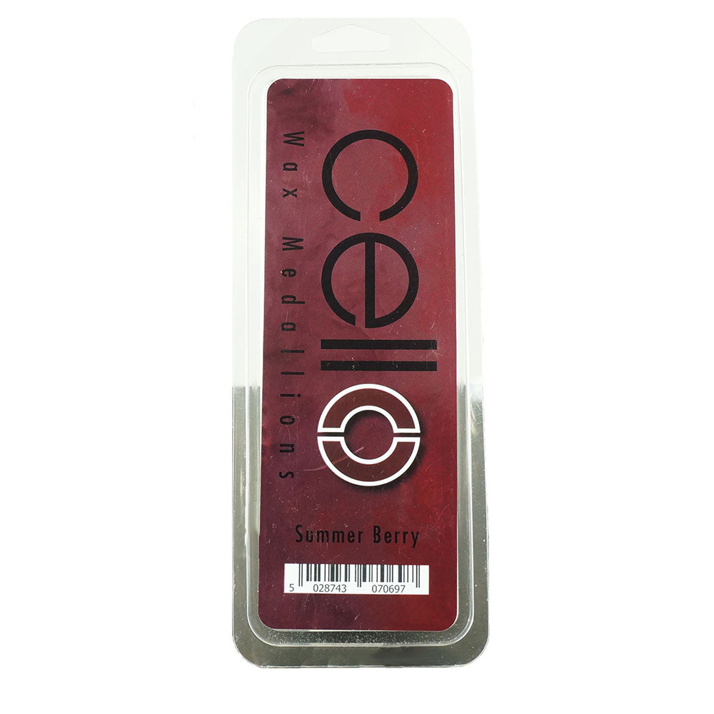 Premium Cello Wax Medallions - Summer Berry Scented Wax Melts for Home Fragrance | Perfect for Aromatherapy, Relaxation & Gift Giving