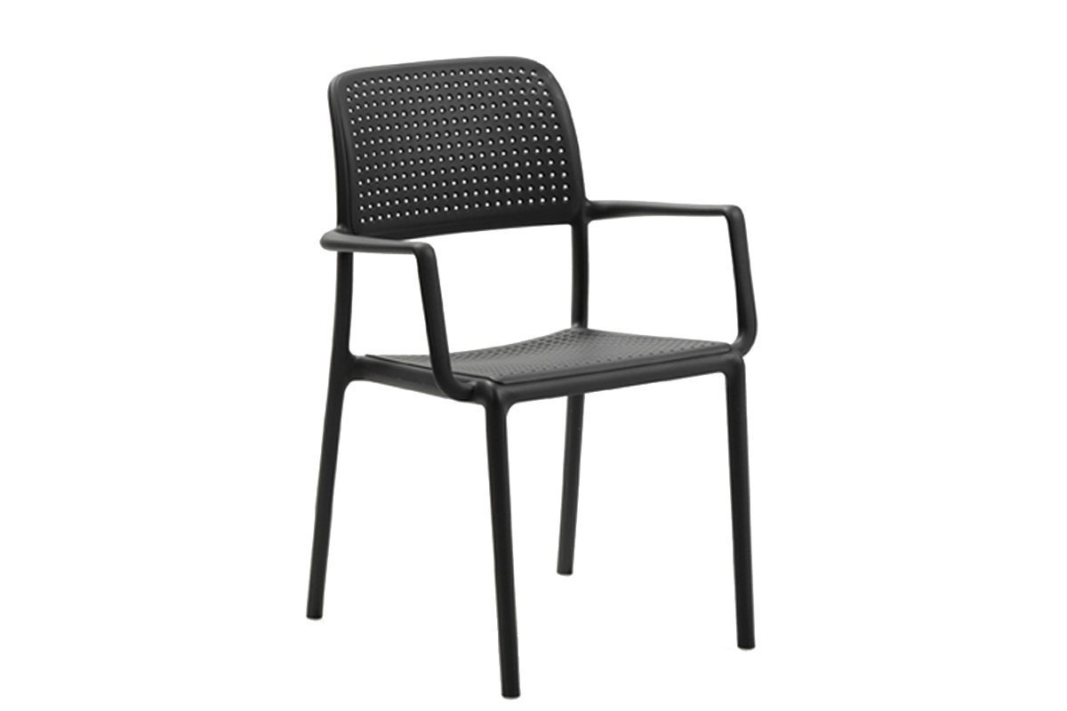 EZ Hospitality Bora Outdoor Armchair - Lightweight Patio Lounge Chair with Water-Resistant Fabric - Perfect for Poolside, Garden, and Backyard Relaxation
