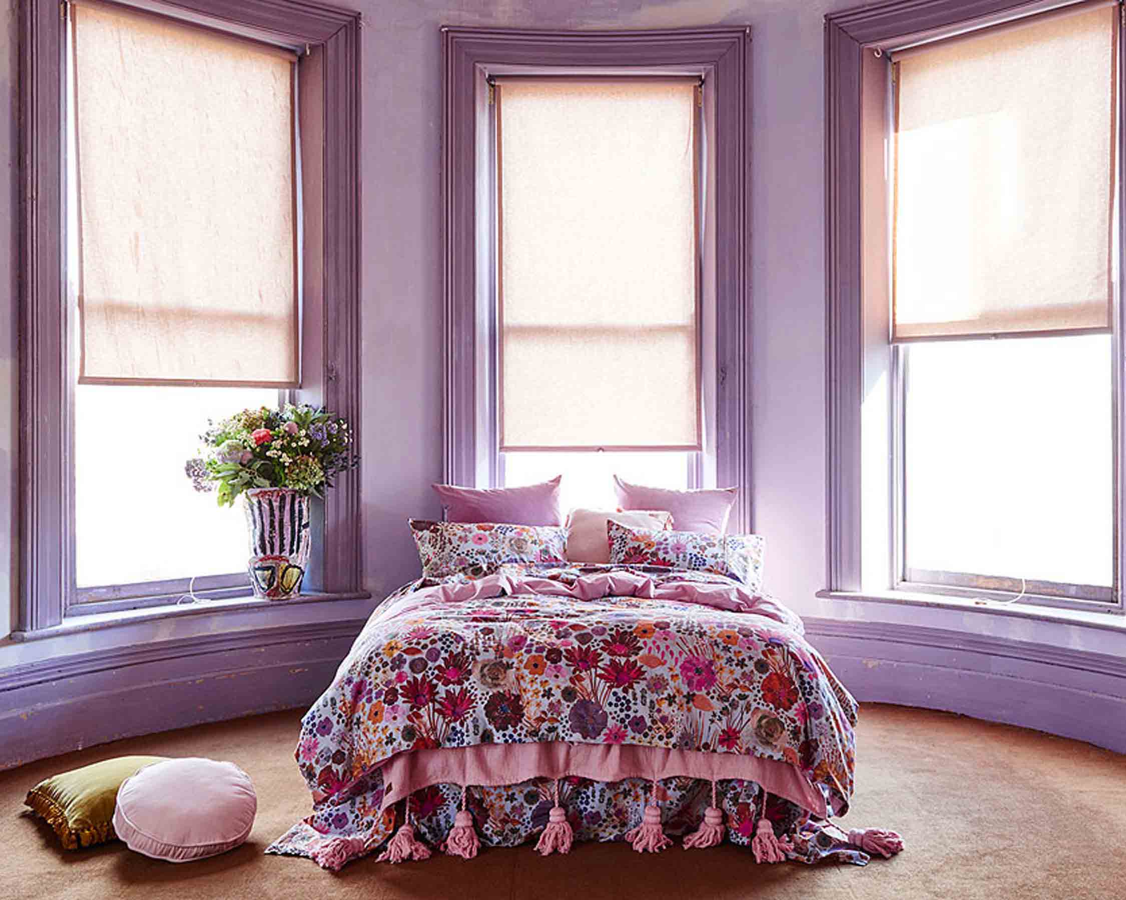 Field Of Dreams Silver Organic Cotton Quilt Cover Set - Premium Soft Bedding for US Homes - Perfect for Master Bedrooms, Guest Rooms & Cozy Nights