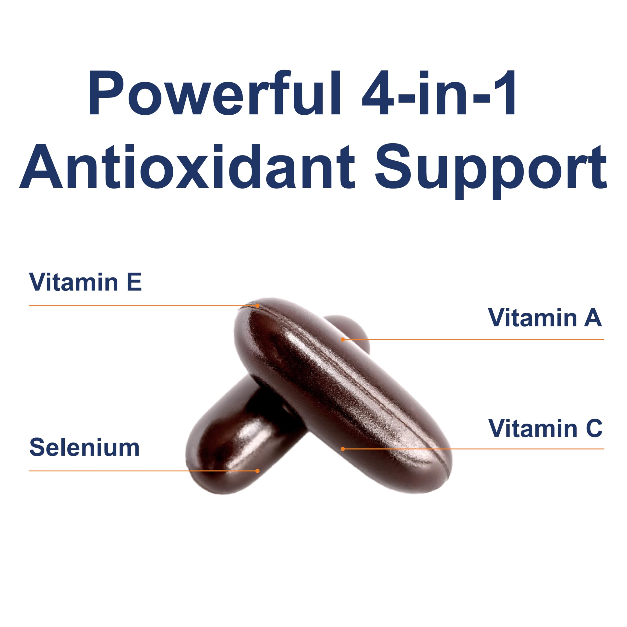 Carlson ACES + Zn with Vitamins A, C, E, Selenium & Zinc - 180 Softgels for Cellular Health, Immune Support & Antioxidant Protection | Daily Supplement for Wellness & Immunity Boost