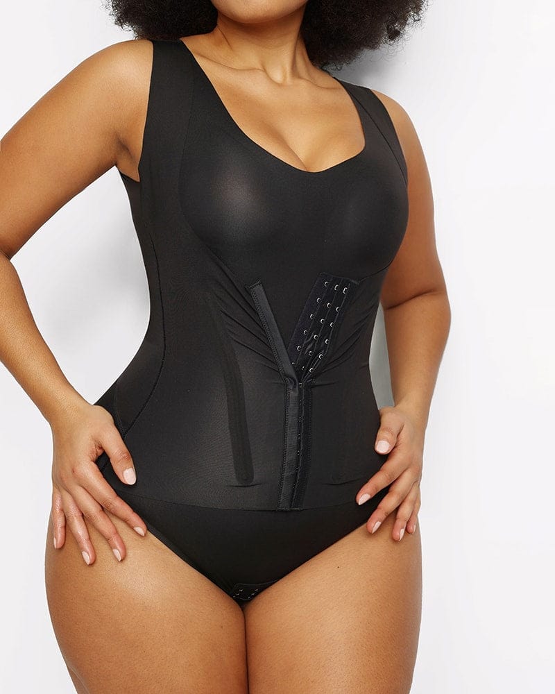 AirSlim® 3-in-1 Shaping Tank Top for Women - Slimming Shapewear Bodysuit with Built-in Bra - Perfect for Workout, Yoga & Everyday Wear