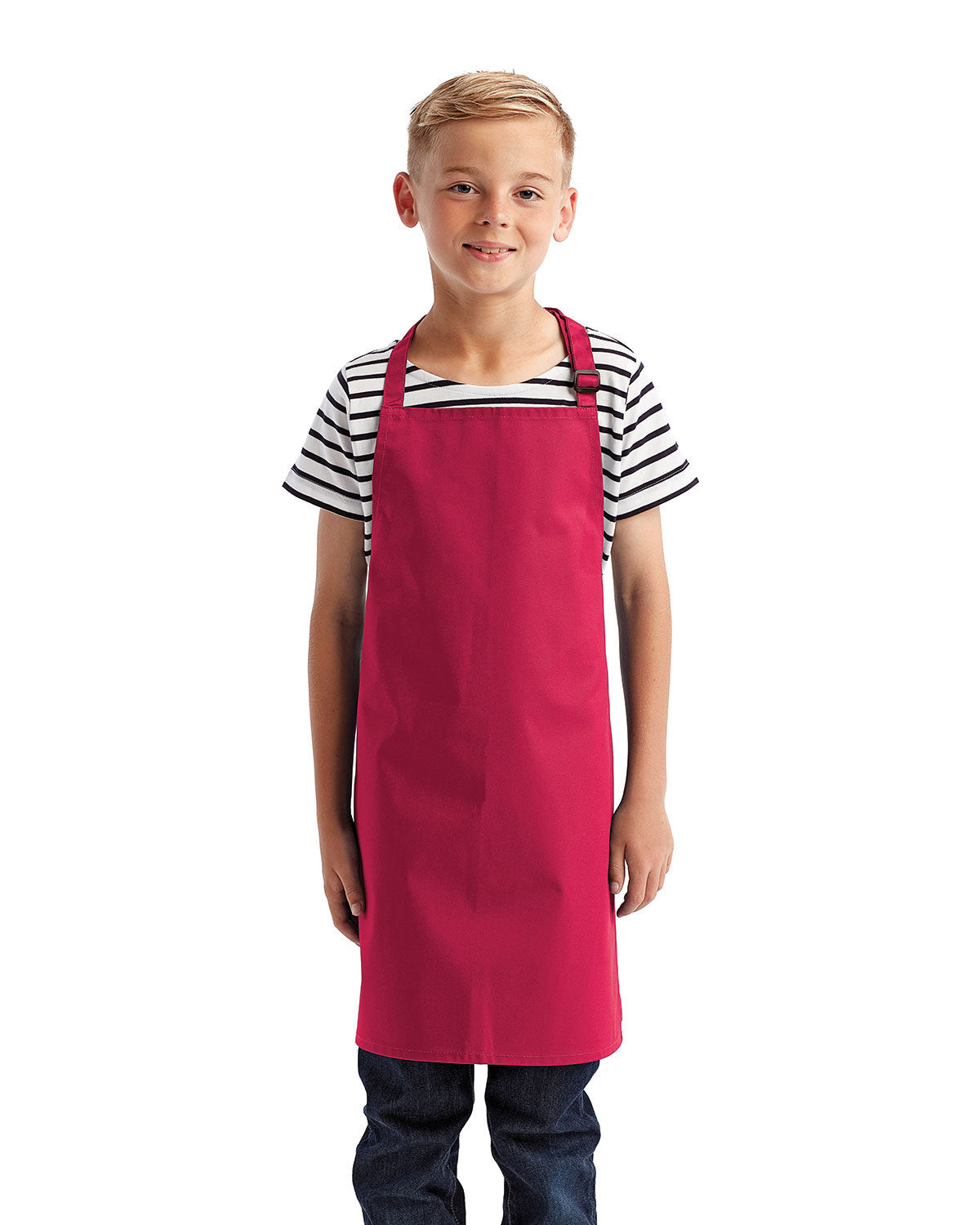 Reprime RP149 Youth Recycled Apron - Eco-Friendly Kitchen Apron for Kids, Cooking, Baking & Arts & Crafts | Adjustable & Durable for Young Chefs & DIY Projects