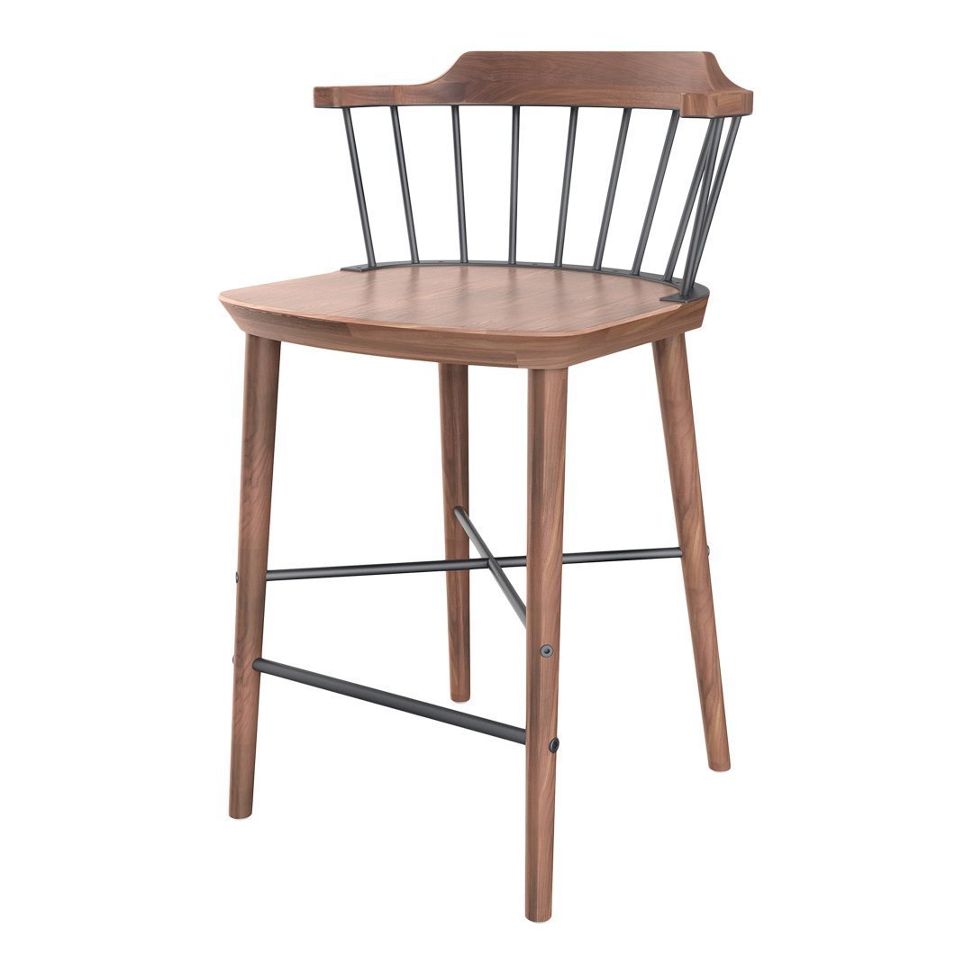 Stylish and Comfortable Exchange Counter Chair - Modern Bar Stool for Home, Office, and Commercial Use - Perfect for Kitchen Islands, Bars, and Reception Areas