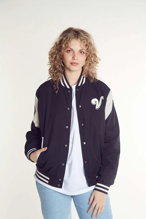 Vulk Unisex Road Bomber Jacket - Black Motorcycle Jacket for Men & Women | Waterproof Windbreaker for Urban Commuting & Outdoor Adventures