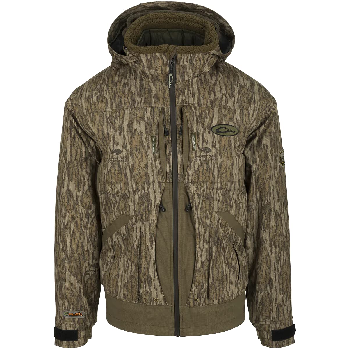 Drake Waterfowl Men's G3 Flex 3-in-1 Waterproof Hunting Jacket - Lightweight Insulated Camo Coat for Cold Weather & Outdoor Adventures