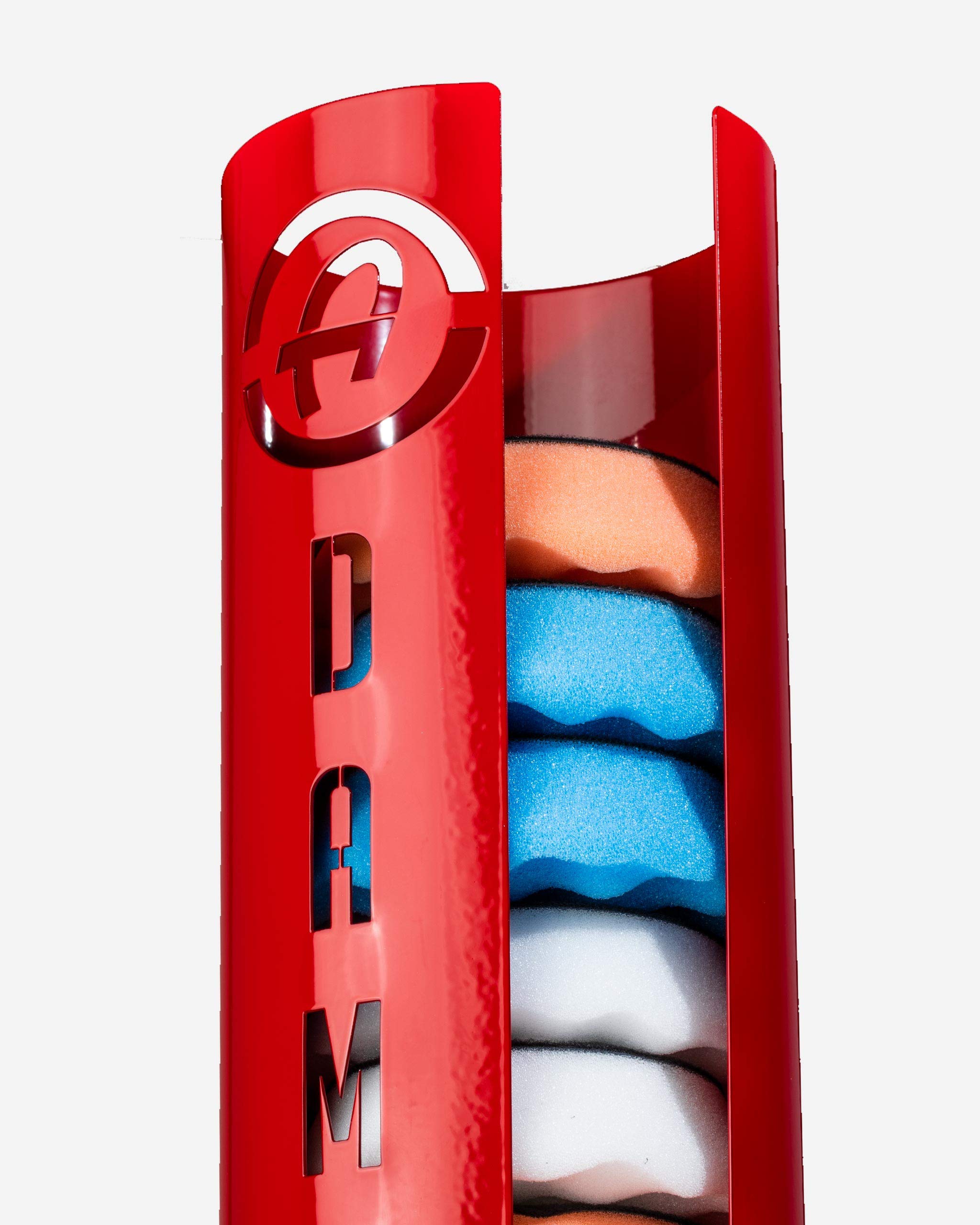 Adam's Polishes Polishing Pads Dispenser - Heavy Duty Steel Construction, All Metal Storage System for Car Detailing & Auto Polishing (4-Pack) - Perfect for Professional Detailers & DIY Enthusiasts
