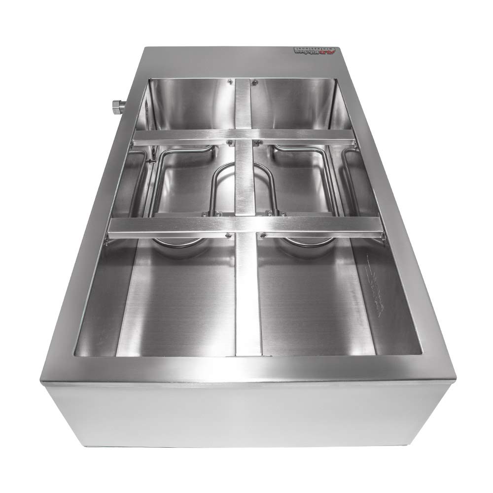 ALDKitchen 6-Tank Stainless Steel Chocolate Melting Machine for Fondue - Professional Chocolate Melter for Candy Making, Baking & Dessert Preparation (Perfect for Parties, Catering & Chocolate Shops)