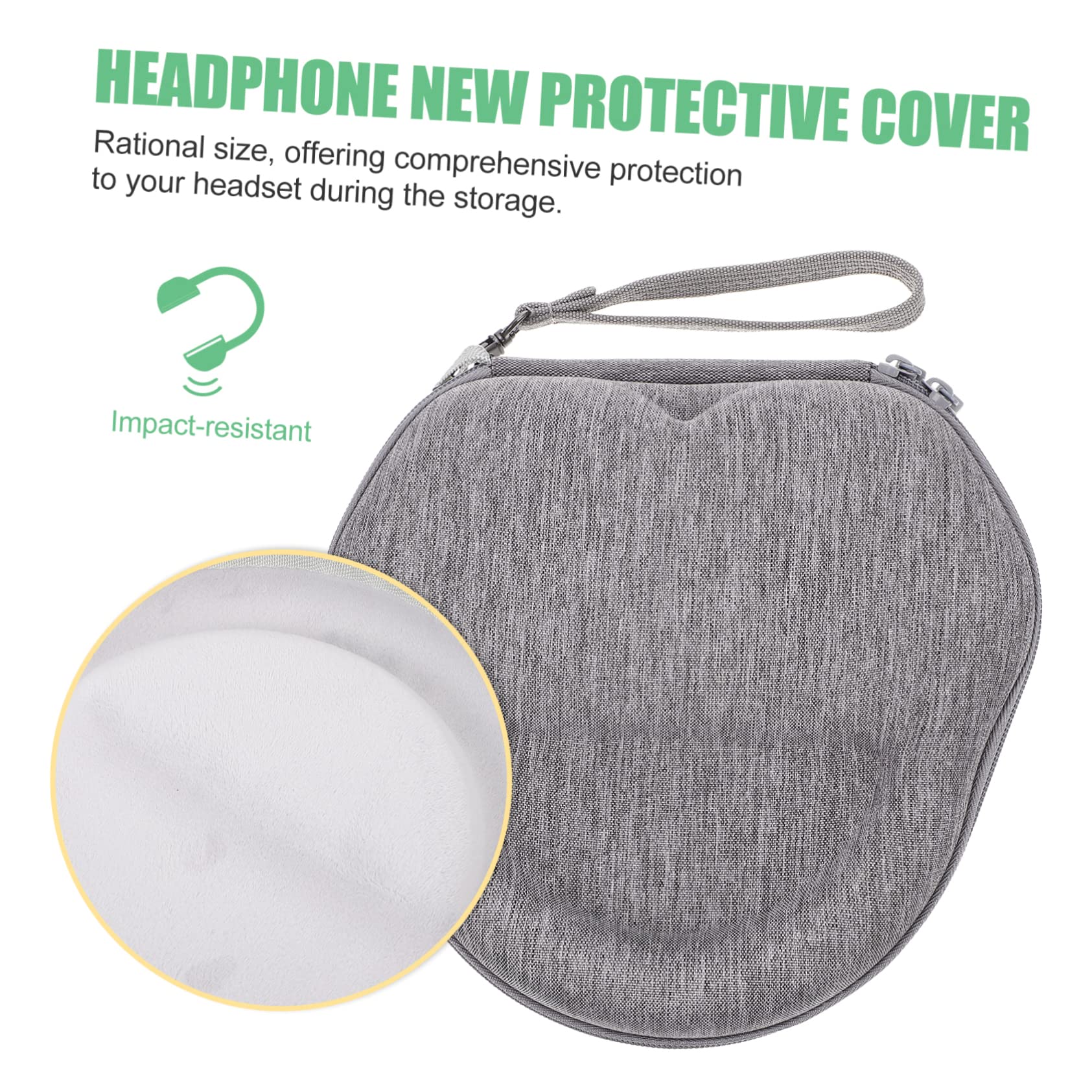 3-Pack Durable Anti-Scratch Headphone Case - Protective Storage Pouch for Earphones & Headsets - Perfect for Travel, Gym, and Daily Organization